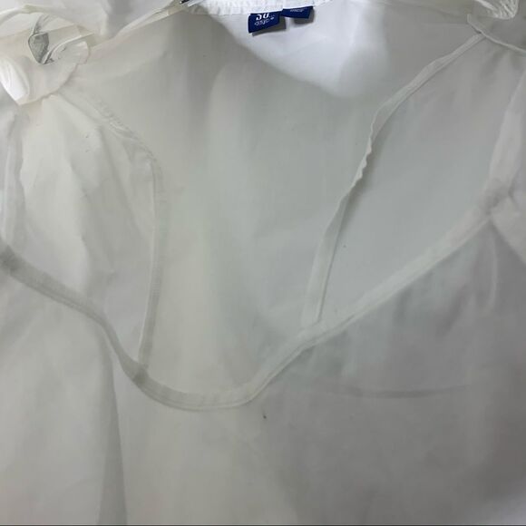 SO GSJC white blouse V-neck Medium - Picture 4 of 5